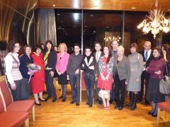 Приятели и колеги почетоха с активно присъствие тържеството по случай 70-годишнината на Вера Ганчева, организирано от посолствата на страните на Скандинавския север в София
